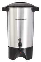 Hamilton Beach 40515 Coffee Urn, 120 V, 1090 W, 30 Cups Capacity, Aluminum