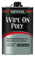 Minwax 40900000 Wipe-On Poly Paint, Clear, Gloss, 1 pt Can