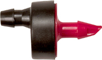 Rain Bird SW20/10PS Single Outlet Spot Watering Emitter, Plastic, Black/Red