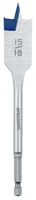 IRWIN 88815 Spade Drill Bit, Flat Flute, Hex Shank, 1/4 in Dia Shank