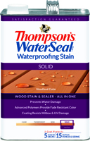 Thompsons WaterSeal, Signature Series, All In One, Solid, Stain & Sealer,