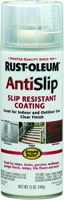 RUST-OLEUM STOPS RUST 271455 Anti-Slip Spray Paint, Clear, 12 oz Aerosol Can