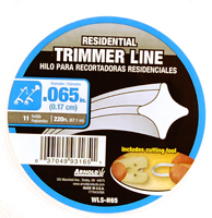 ARNOLD WLS-H65 Trimmer Line, 0.065 in Dia, Nylon