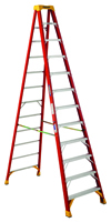 WERNER 6212 Step Ladder, 300 lb Weight Capacity, 11-Step, Fiberglass