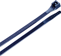 GB 46-315UVB Double Lock Cable Tie, 6/6 Nylon, Black