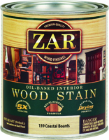 ZAR 13912 Wood Stain, Coastal Boards, 1 qt Can