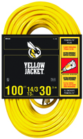 CCI 2888 Extension Cord, 14 AWG, Yellow Jacket