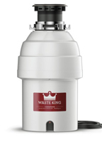 Waste King Legend L-8000 Garbage Disposer, 1 hp Motor, 115 V, Stainless