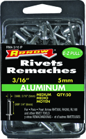 Arrow RMA3/16IP Medium Pop Rivet, 1/4 in L, Aluminum