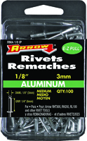 Arrow RMA1/8IP Medium Pop Rivet, 1/4 in L, Aluminum