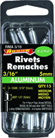 Arrow RMA3/16 Medium Pop Rivet, 1/4 in L, Aluminum