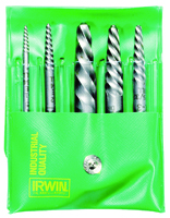 IRWIN 53535 Screw Extractor Set, Steel, 5-Piece
