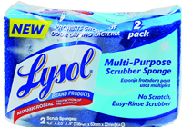 Quickie Lysol 57506-2CAN Scrub Sponge