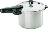 Presto 01264 Pressure Cooker, 6 qt Capacity, Aluminum