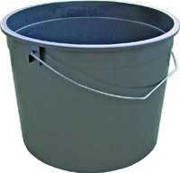 ENCORE Plastics 01605 Multi-Use, Ring-Free Paint Pail, 5 qt Capacity, Round,