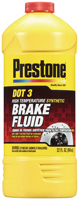Prestone AS-401 Brake Fluid Clear Amber/Yellow, 32 oz Bottle