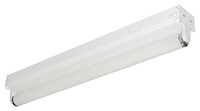 Lithonia Lighting 204RUF Strip Light, 120 V, 17 W, T8 Linear Lamp, Gloss