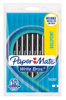 Paper Mate 93334 Stick Pen, 1 mm Tip, Medium Point Tip, Black Ink