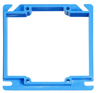 Carlon A420RR Electrical Box Cover, 4 in L, 4 in W, Square, PVC, For