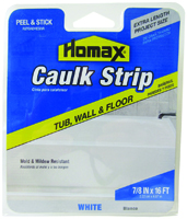 Homax 34030 Caulking Strip, White