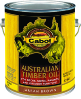 Cabot 3400 Series 3460 Timber Oil, Jarrah Brown, 1 gal Can