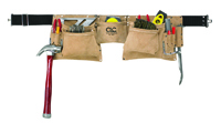 CLC Tool Works I427X Tool Apron, 29 to 46 in Waist, 12-Pocket, Suede