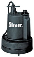 Sta-Rite Simer 2305-04 Submersible Utility Pump, 115 V, 6 A, 1-1/4 in