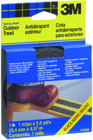 3M Safety-Walk 7634 Outdoor Tread, 4.572 m L, 1 in W