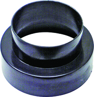 LAMBRO 235 Vent Adapter Female (Large End), Male (Small End), Plastic, Black