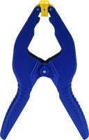 IRWIN 58300 Spring Clamp, 3 in Clamping, Resin, Blue/Yellow