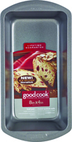 Goodcook 04025 Non-Stick Loaf Pan, 10-1/2 in L, 8.8 in W, Steel, Gray