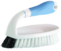 Quickie HomePro 252MB Scrubber Brush, Ergonomic Plastic Handle