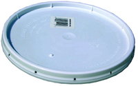 ENCORE Plastics 20000 Gasketed Lid, 9.74 in Dia, HDPE, White