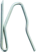 Kenney KN1002 Heavy-Duty Pin-On Curtain Hook, Zinc, Chrome