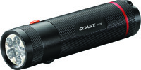 Coast 19286 Dual Color Flashlight, 1.5 V, LED Lamp, Alkaline Battery, Black