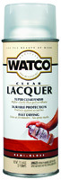 WATCO 63181 Lacquer Spray Paint, Clear, Semi-Gloss, 11.25 oz Aerosol Can