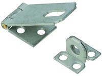 National Hardware V30 Series N102-723 Safety Hasp, 2-1/2 in L, Galvanized