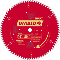 Diablo D1080X Circular Saw Blade, 10 in Dia, Carbide Cutting Edge, 5/8 in