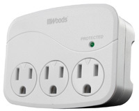 WOODS 3-OUTLET SURGE PROTECTOR T