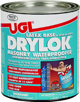 UGL DRYLOK 27512 Masonry Waterproofer, Liquid, White, 1 qt Pail