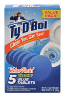Ty-D-Bol 68000.12 Toilet Bowl Cleaner Tablet, 1.7 oz
