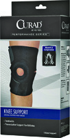 CURAD ORT23260D Knee Support, Neoprene Bandage, 10-1/4 in L