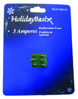 Holidaybasix U14Z103A Replacement Fuse, 5 A