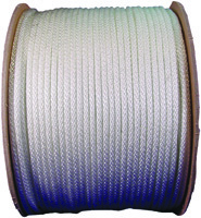 Wellington 10128 Rope, 500 ft L, 1/4 in Dia, Nylon