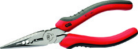 GB GS-385 Nose Plier, Carbon Steel Jaw, 6-1/2 in OAL, Red Handle