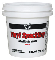 DAP 12130 Spackling Paste White, 0.5 pt Tub