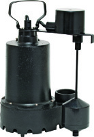 Superior Pump 92341 Sump Pump, 120 V, 4.1 A, 1-1/2 in Outlet, 46 gpm