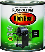 RUST-OLEUM SPECIALTY 7778730 Farm Equipment Enamel, Black, Satin, 1 pt Can