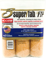 WOOSTER RR927-9 Paint Roller Cover, 1/2 in Thick Nap, Fabric Cover, Lager