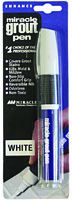 MIRACLE SEALANTS GRT-PEN-WHT Non-Toxic Grout Pen, 175 sq-ft Coverage,